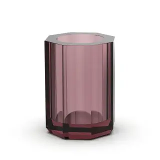 Decor Walther Kristall Ber Стакан настольный, хрустальное стекло, цвет: rich burgundy 0923997