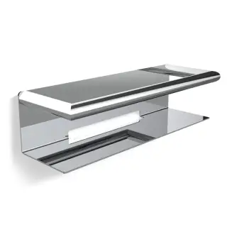 Decor Walther Mikado DA Полка металлическая 30x10 см, подвесная, цвет: хром 0863900