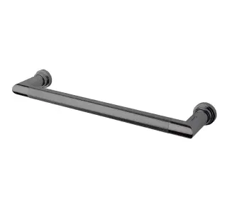 Margaroli Sereno 621/G Полотенцесушитель электр. 59х5h (54) насечка, выключатель, цвет: black chrome 621G540BCS