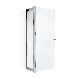 Decor Walther Glas S 3 Шкафчик подвесной 35x19xh80 см, стекло белое, цвет хром 0602404