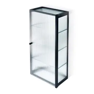 Decor Walther Glas S 3 Шкафчик подвесной 35x19xh40 см, цвет черный матовый 0602463