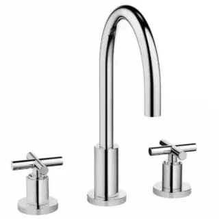 Dornbracht Tara Смеситель для раковины, со сливным гарнитуром, высота излива 16,3 см, цвет: chrome 20713892-00