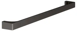 Keuco Edition 11 Полотенцедержатель 62,2 см, подвесной, цвет: титан черный 11101 350600