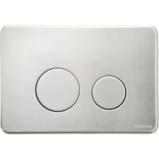 Tece Spring SL Кнопка смыва для унитаза с круглой клавишей, нерж. сталь с покрытием против пальцев S240502