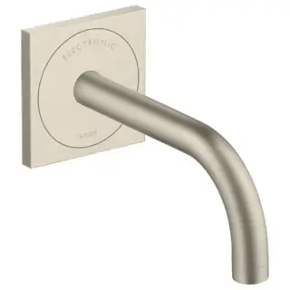 Axor Uno Смеситель для раковины встр., сенсорный, внешняя часть, излив 16,5 см, цвет: шлифов. никель 38119820