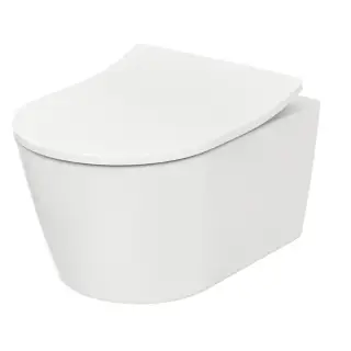 Toto RP Унитаз подвесной 38x54 см., безободковый, без крышки, покрытие CeFiONtect, цвет: белый CW552RY#XW