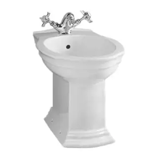 Devon&Devon Westminster Биде напольное 56х36 см, с 1 отверстием под смеситель, цвет белый IBBID1FWES