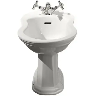 Devon&Devon Oxford Биде напольное, с 3 отв. под смеситель 33x54xh36,5 см, цвет белый IBBID3FOXF