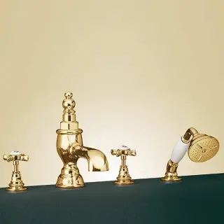 Jorger Serie 1909 Смеситель для ванны, цвет: золото 629.40.100.020