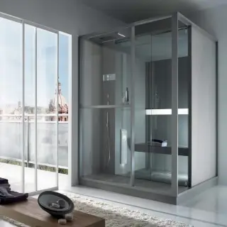 Effegibi Logica H Хаммам, для ниши R.H. 214x250xh226 см, отделка: Soft Sand LO 30 01 0009