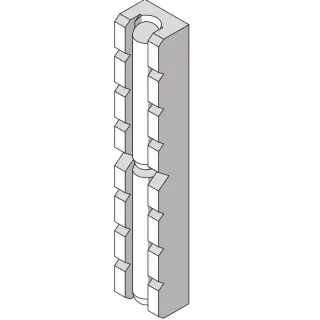 Effegibi Песочные часы для саун: Air Осина термообработанная AS 99 00 0222