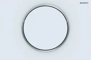 Geberit Sigma 10 Кнопка смыва для инсталляции, 1 режим, нержавеющая сталь, цвет: белый матовый 115.758.JT.5