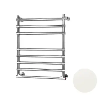 Margaroli Sole 514/8 Полотенцесушитель электрический 43х68h (int 37), выкл. справа, цвет: matt white 51437008MWB