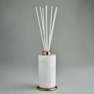 3SC Baster Round Ароматический диффузор, настольный, цвет: алебастр/Warm Brushed Bronze PVD