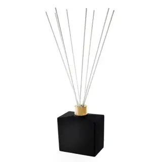 3SC Mood Black Ароматический диффузор, настольный,  композит Solid Surface, цвет: чёрный матовый/золото 24к.