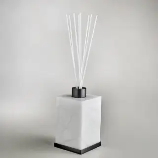 3SC Baster Square Ароматический диффузор, настольный, цвет: алебастр/никель черный матовый