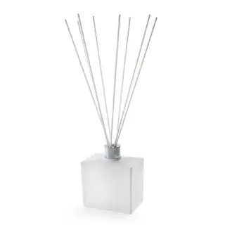 3SC Mood White Ароматический диффузор, настольный, композит Solid Surface, цвет: белый матовый/хром
