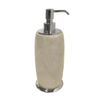3SC Elegance Дозатор для жидкого мыла, настольный, цвет: мрамор botticino/хром