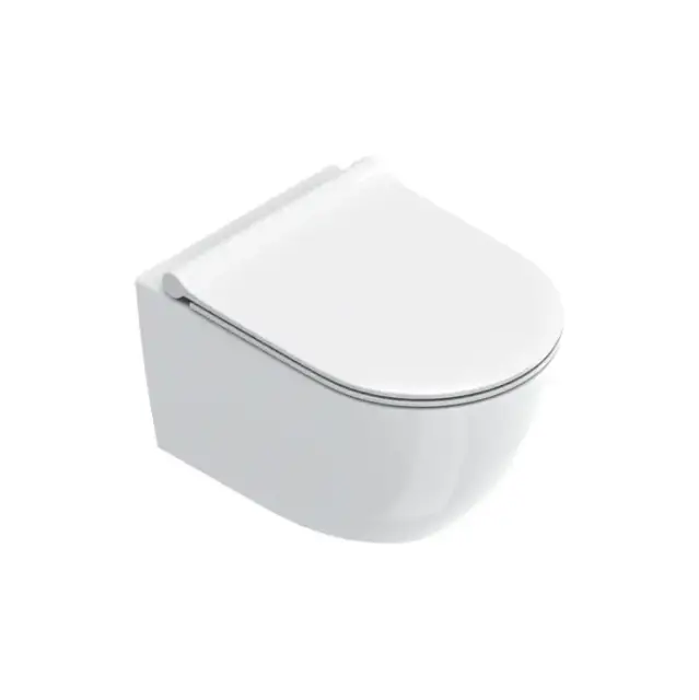 Catalano Sfera Унитаз подвесной 50x35см, безободковый, смыв Tornado, покрытие Cataglaze+, цвет: белый глянцевый