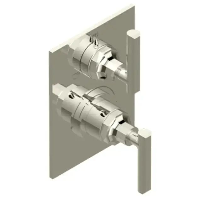 THG Les Ondes &agrave; manettes Смеситель для душа, термостатический, с переключателем на 2 потока, цвет: Matt nickel