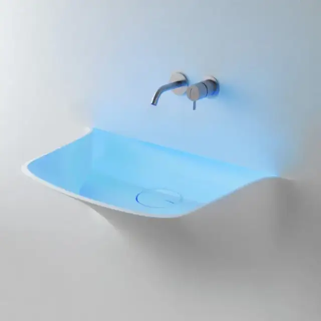 Antonio Lupi Soffio Раковина 86х56х77.5 см, без отв., с Led подсветкой, цвет: белый