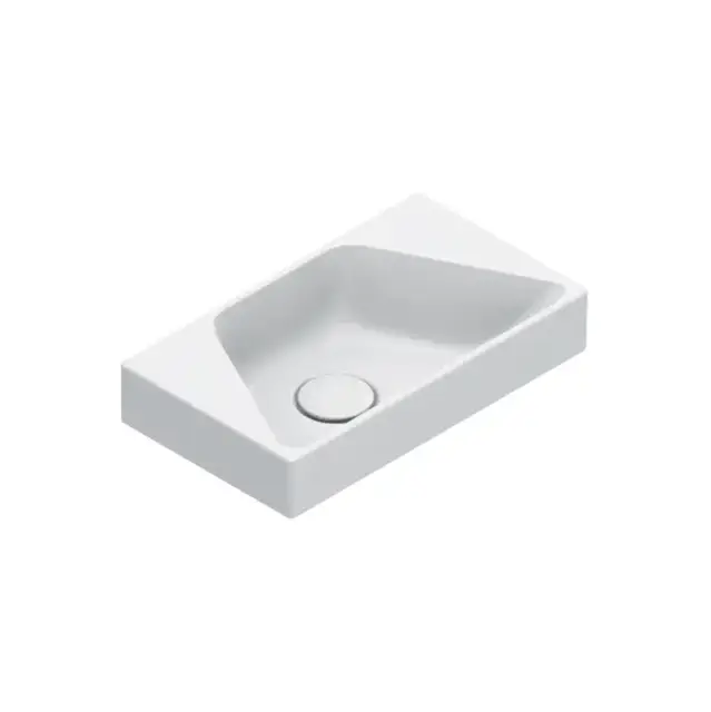 Catalano Comfort Раковина 40x23см, без отв., цвет: белый глянцевый