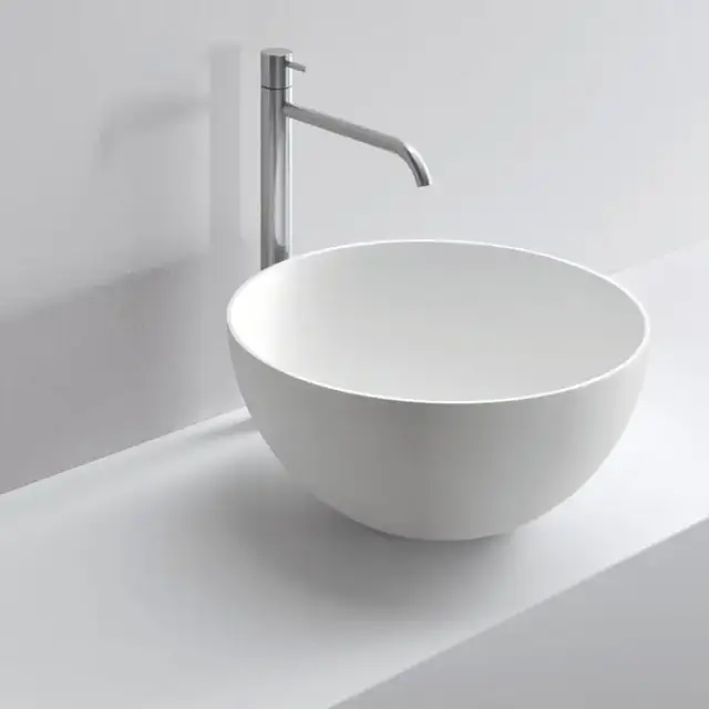 NOORTH milldue edition Раковина 40x14 см, без отв., накладная, цвет: белый