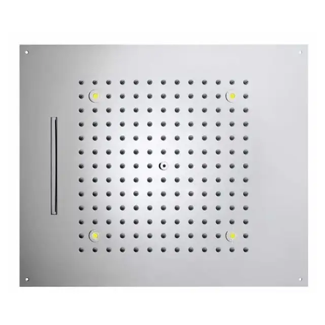 Bossini Dream Верхний душ 57x47см, с 4 LED RGB, 2 режима, потолочный, цвет: хром