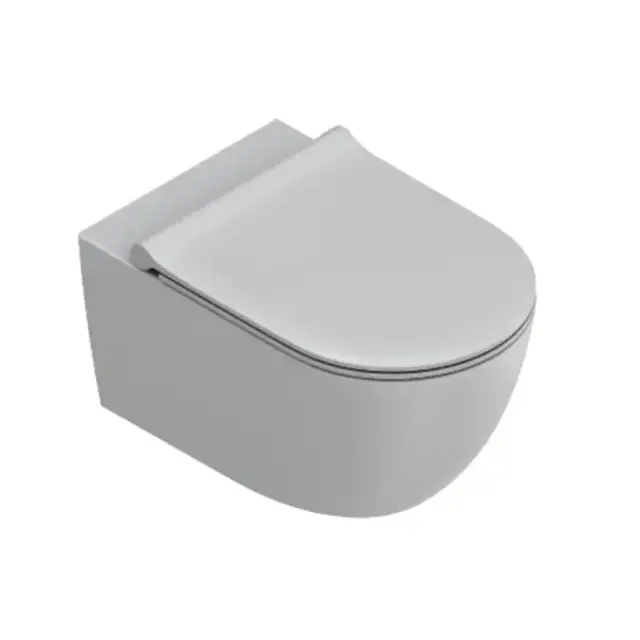 Catalano Sfera Унитаз подвесной 55х35см, безободковый, смыв Tornado, покрытие Twinglaze+, цвет: серый матовый