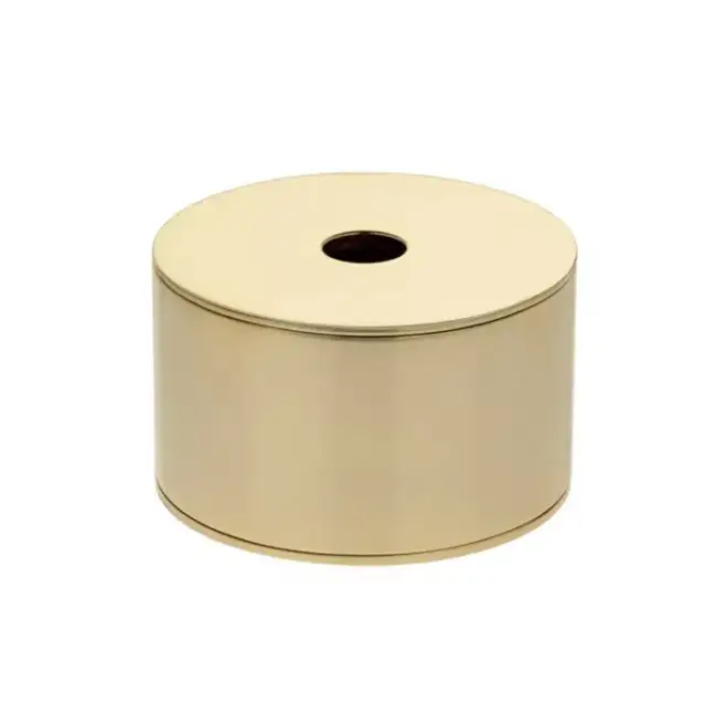 Oasis Defile Контейнер &Oslash;11х6.5см., настольный, гладкий, цвет: золото