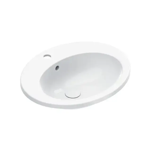 Catalano Italy Раковина 57x47см встраиваемая, с 1 отв., цвет: белый глянцевый