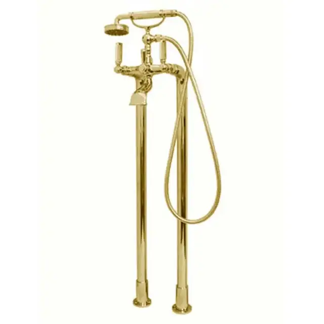 Bossini Liberty Смеситель для ванны, напольный, высота 890 мм, душ лейка Liberty шланг латунь, 150 см &frac12;