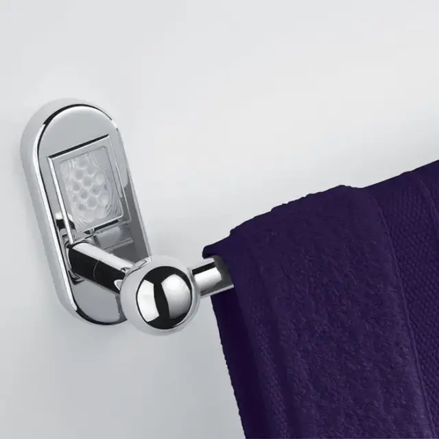 THG Papillon Полотенцедержатель 60см, подвесной, цвет: хром/прозрачный хрусталь