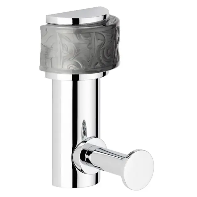 THG Paradise Крючок подвесной, длинный, цвет: хром/хрусталь