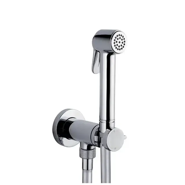 Bossini Paloma Гигиенический душ с прогрессивным смесителем, лейкой и шлангом 125см., цвет: хром