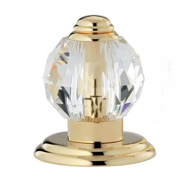 THG Mandarine Cristallia Diamant Вентиль смесителя для раковины, цвет: полированное золото