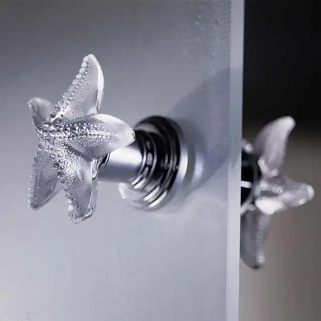 THG Oceania Ручка дверная двойная, цвет: хром