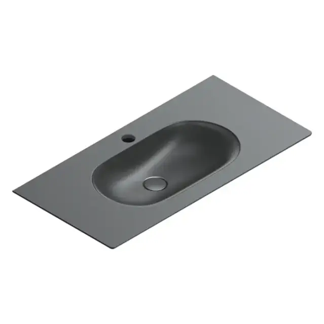 Catalano Sfera Раковина консоль 100x50см, с 1 отв., цвет: черный матовый