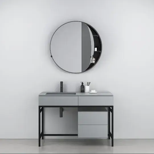 Консоль для ванной комнаты Cielo Milano MIST.NM Черный мат.