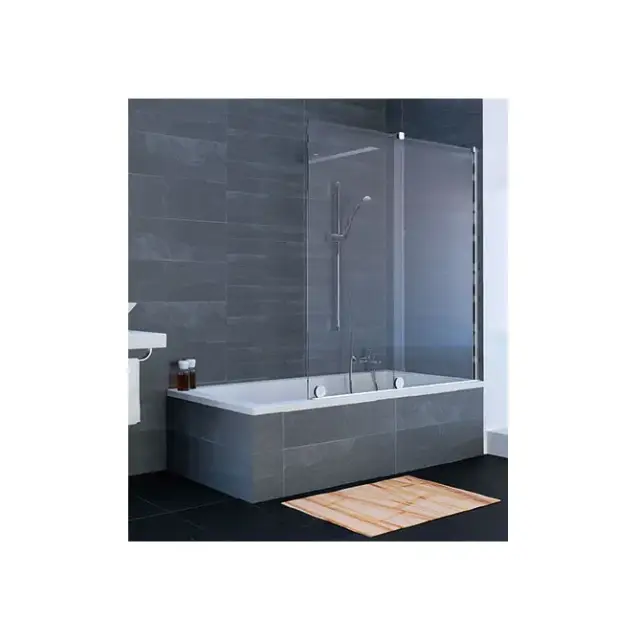 Шторка на ванну HUPPE Xtensa pure XT0701.069.322 хром/стекло прозрачное с покрытием