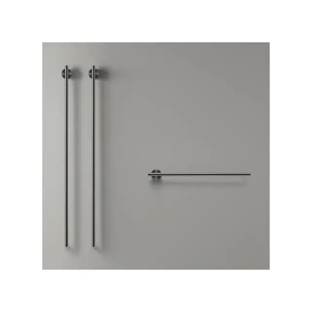 Полотенцесушитель электрический CEA EQUILIBRIO EQB63KDS = TRS01+SEL01+SEL02(x2шт.) BLACK DIAMOND SATIN