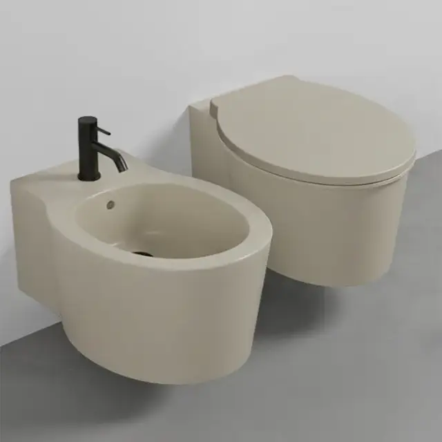 Комплект: унитаз подвесной RIMLESS+биде подвесное Cielo I CATINI