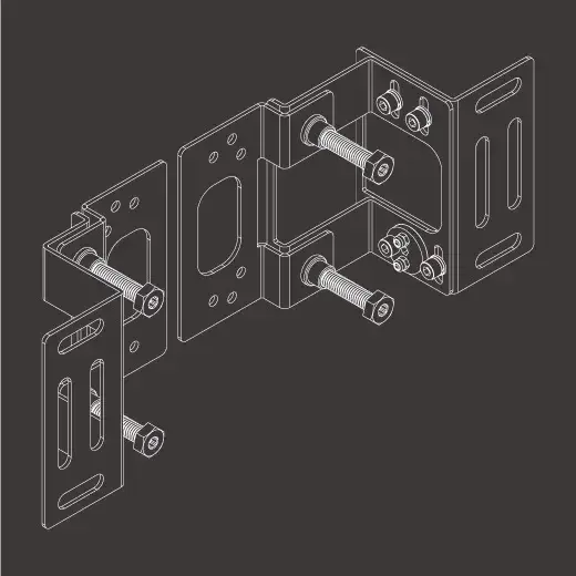 Крепеж для встраиваемой части смесителя
