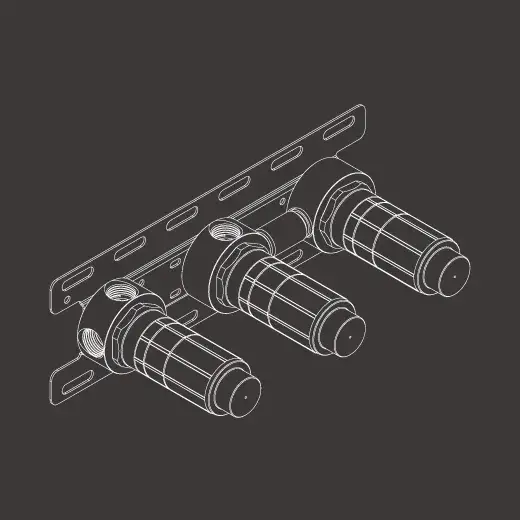 Встраиваемая часть смесителя