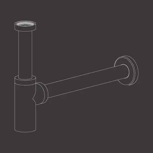 Сифон CEA SIF01S сталь матовая