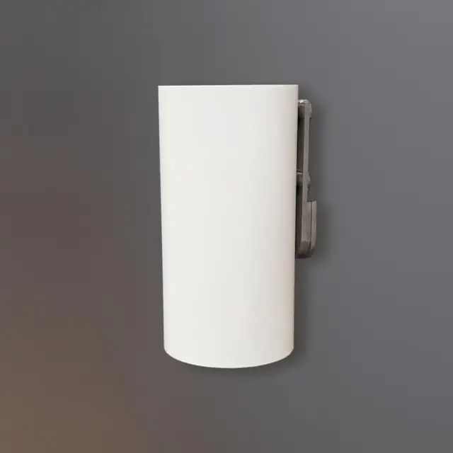 Стакан CEA SPA02S сталь матовая / Delrin® белый