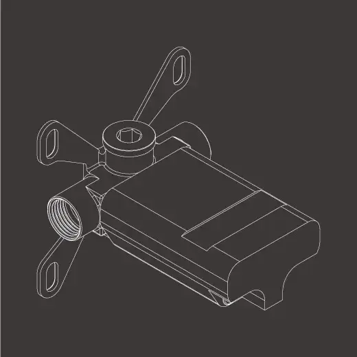 Встраиваемая часть смесителя