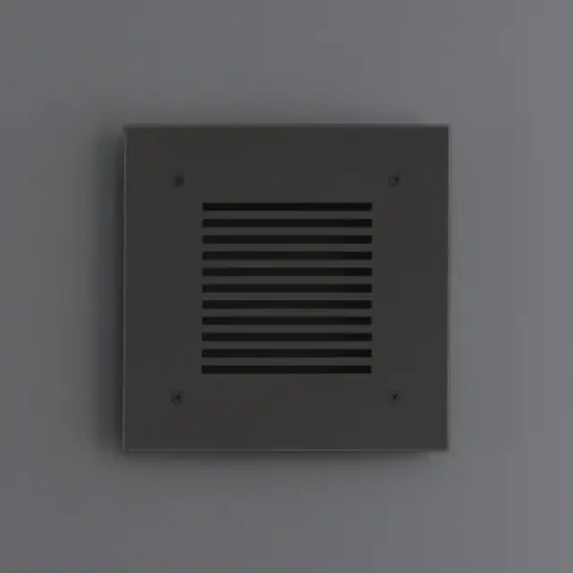 Решетка вентиляционная 20*2*h20 BLACK DIAMOND SATIN