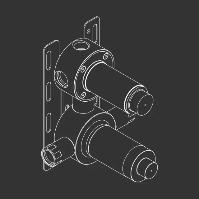 Встраиваемая часть смесителя