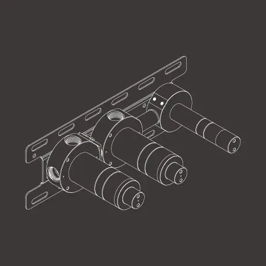 Встраиваемая часть смесителя